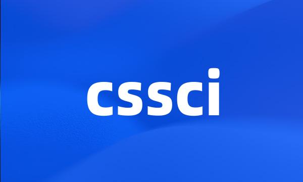 cssci