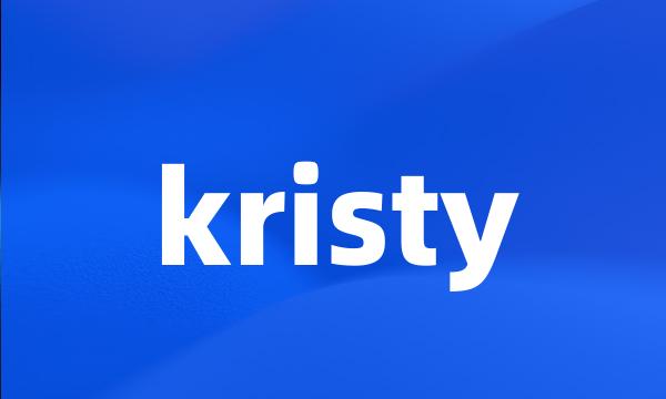 kristy