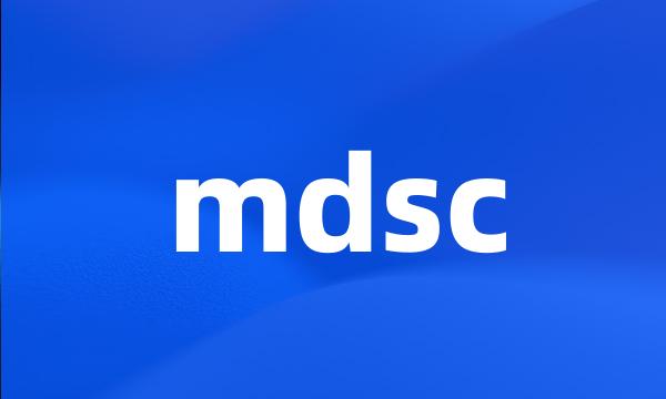 mdsc