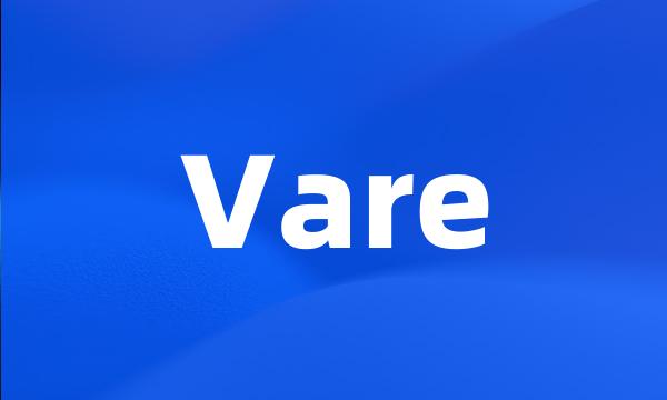 Vare