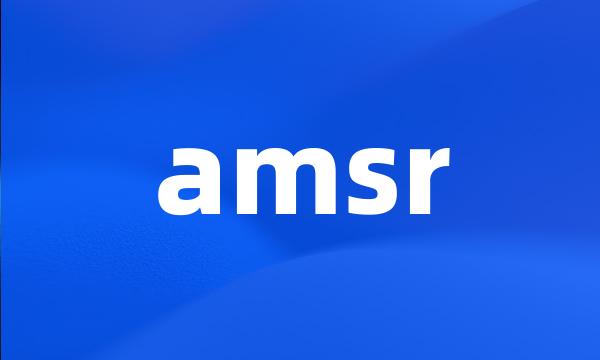 amsr