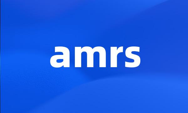 amrs