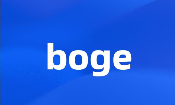 boge