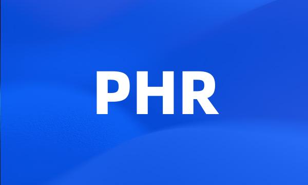 PHR