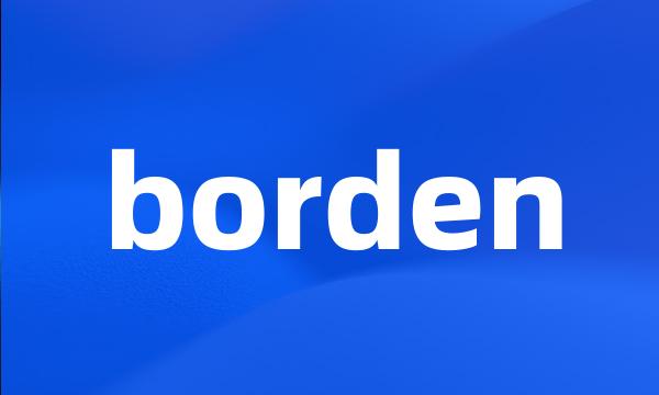 borden