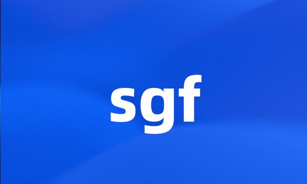 sgf