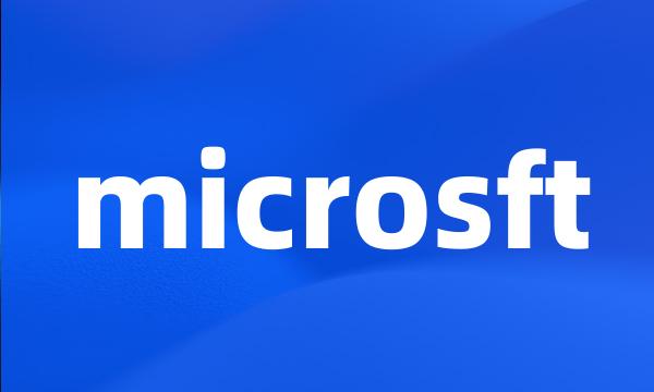 microsft