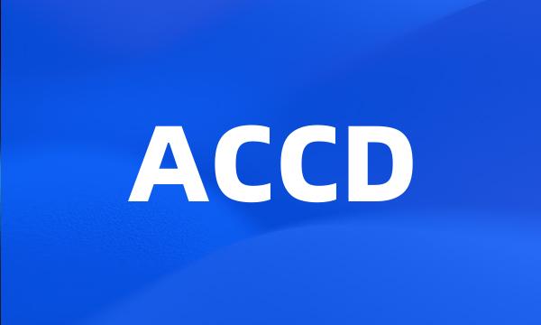 ACCD