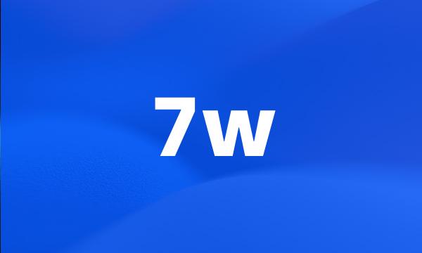 7w