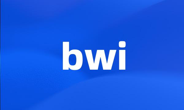 bwi