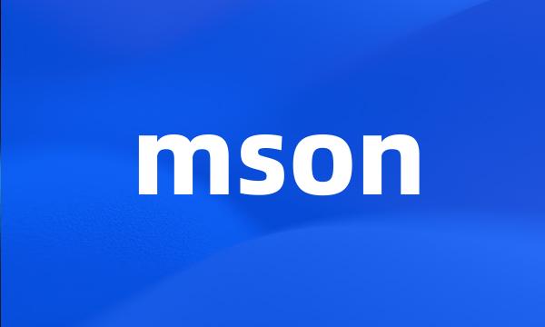 mson