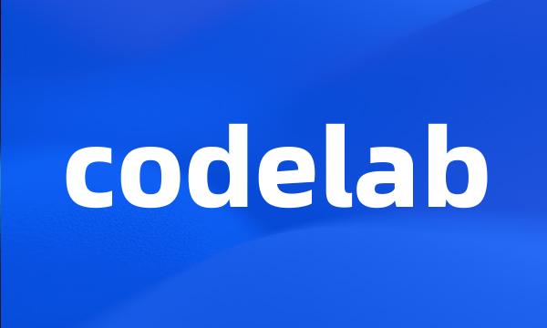 codelab