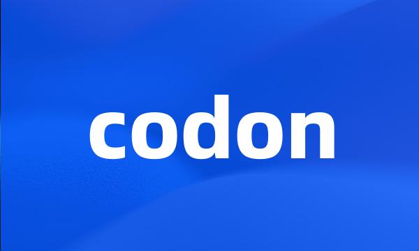 codon