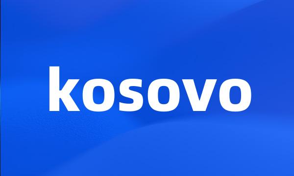 kosovo