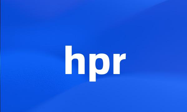 hpr