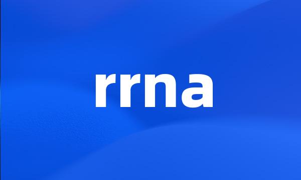 rrna