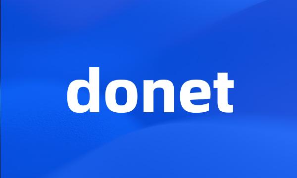 donet