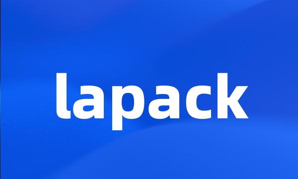 lapack