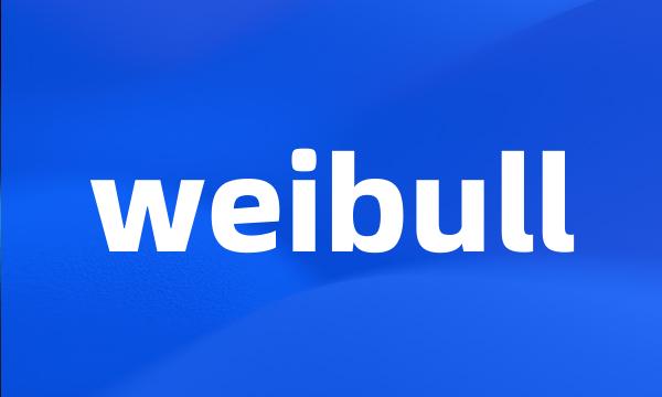 weibull