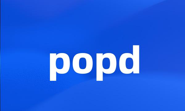 popd