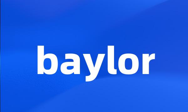 baylor