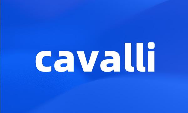 cavalli