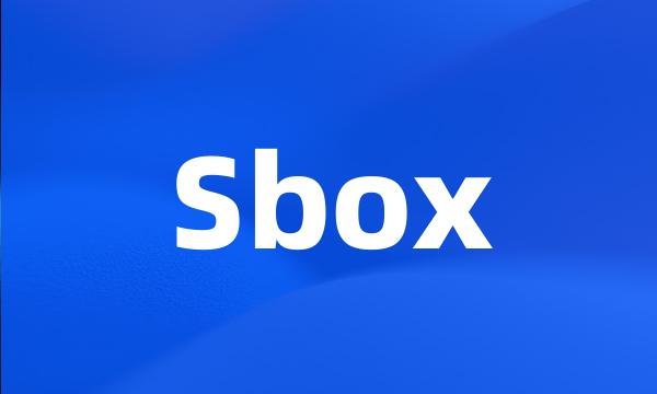 Sbox