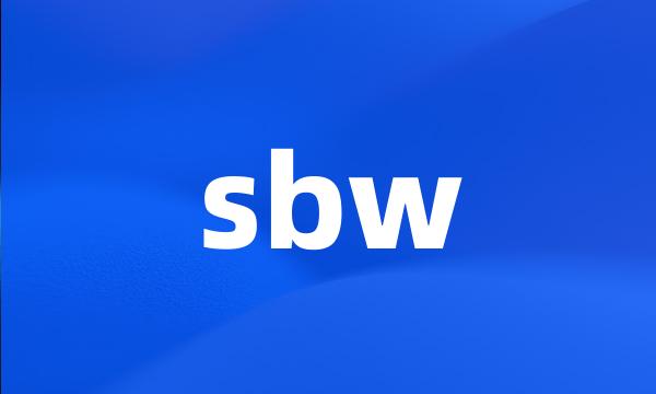 sbw