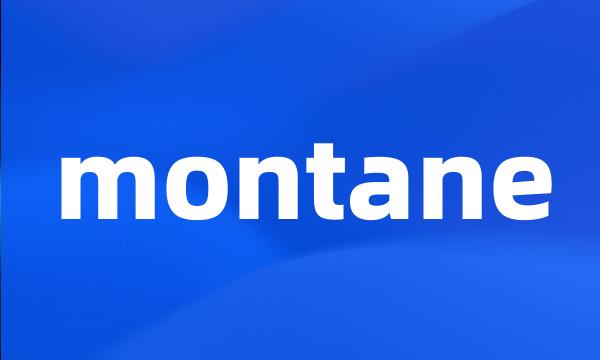 montane