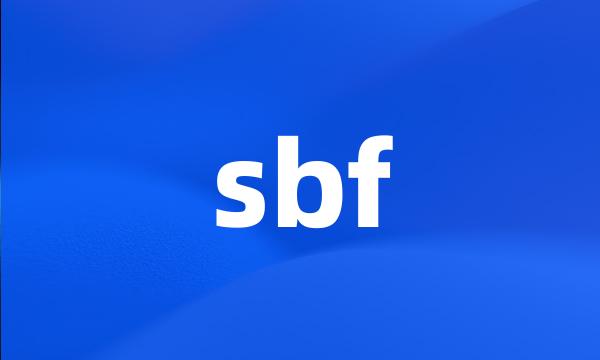 sbf