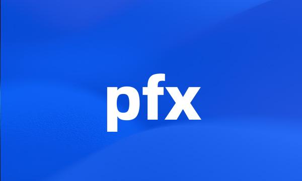 pfx