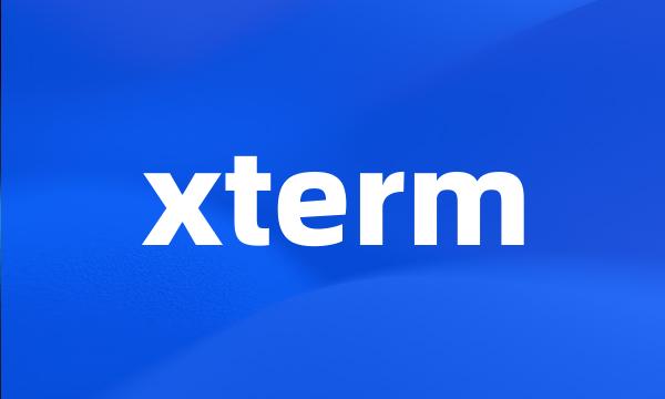 xterm