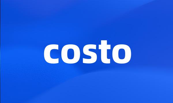 costo