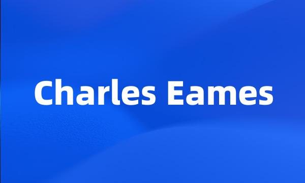 Charles Eames