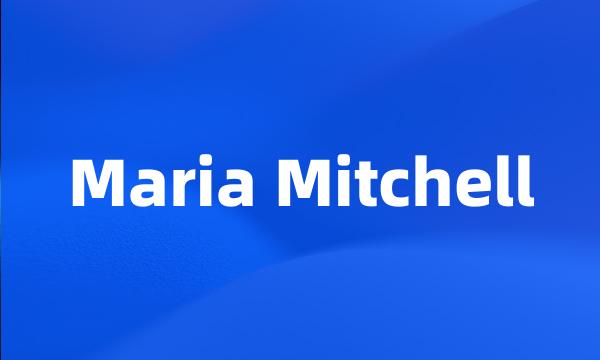 Maria Mitchell