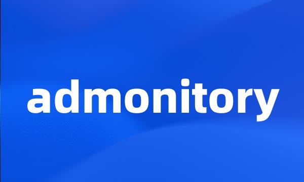 admonitory