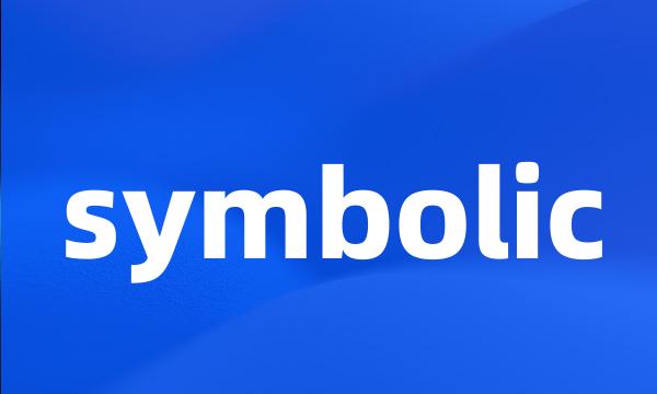 symbolic