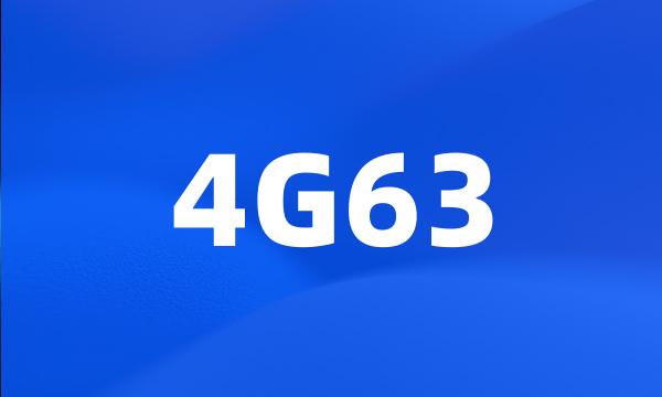 4G63