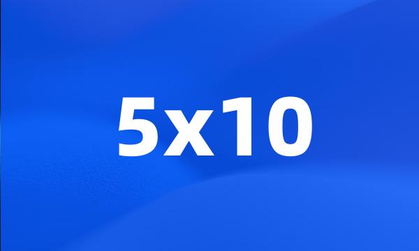 5x10