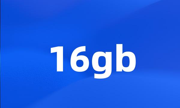 16gb