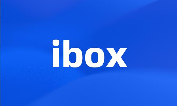 ibox