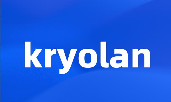 kryolan