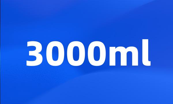 3000ml