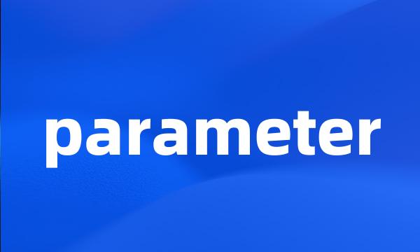 parameter