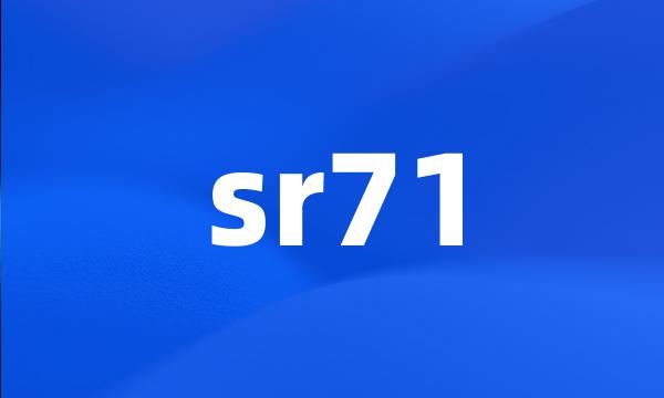 sr71