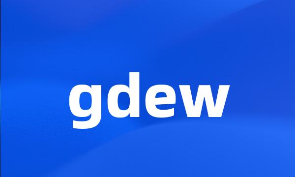 gdew