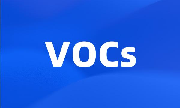 VOCs