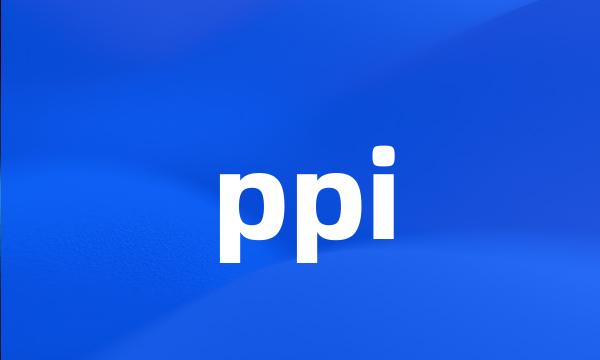 ppi