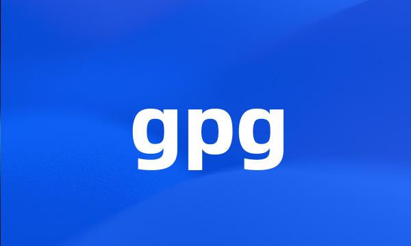 gpg