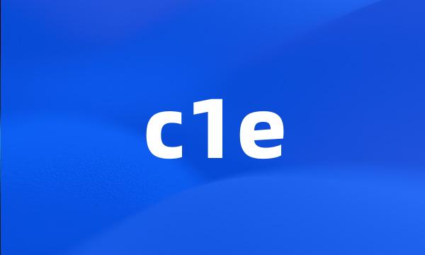 c1e